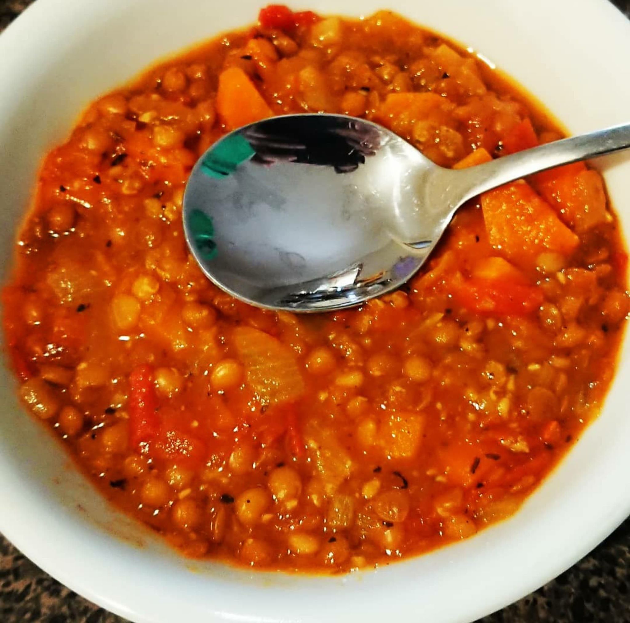 Curried Lentil and Tomato Stew